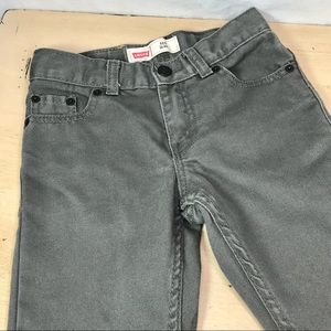 Levis 511 Slim Boys Jeans Gray Pants Size 7 Reg